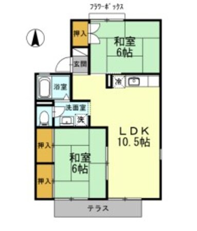 ビラ国分寺　B棟の物件間取画像